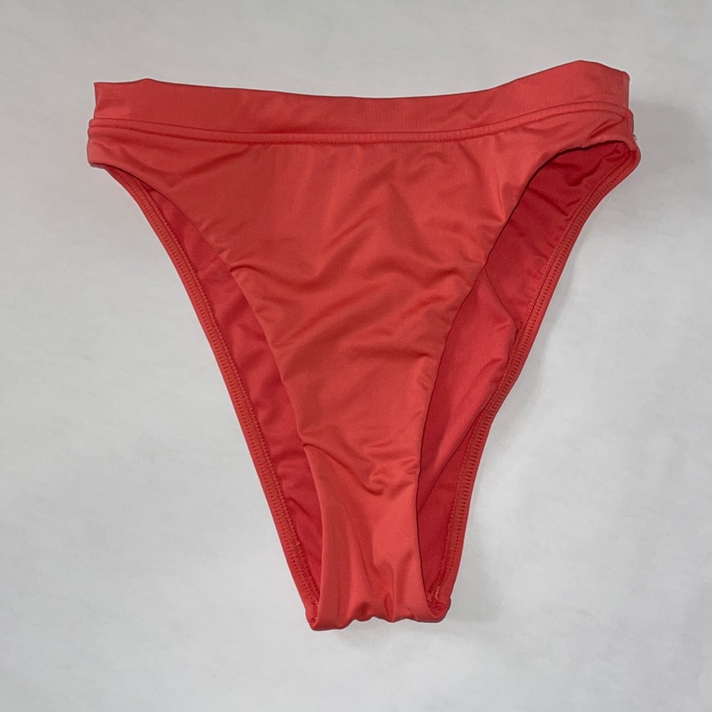 Victoria’s Secret high leg high waist cheeky peach bikini bottoms size Small